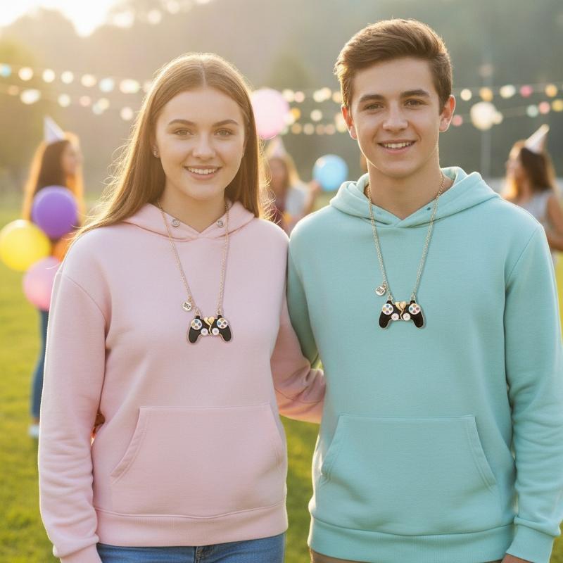 2Pcs Magnetic Game Controller  - Magnetic Couple Matching Necklaces review and price