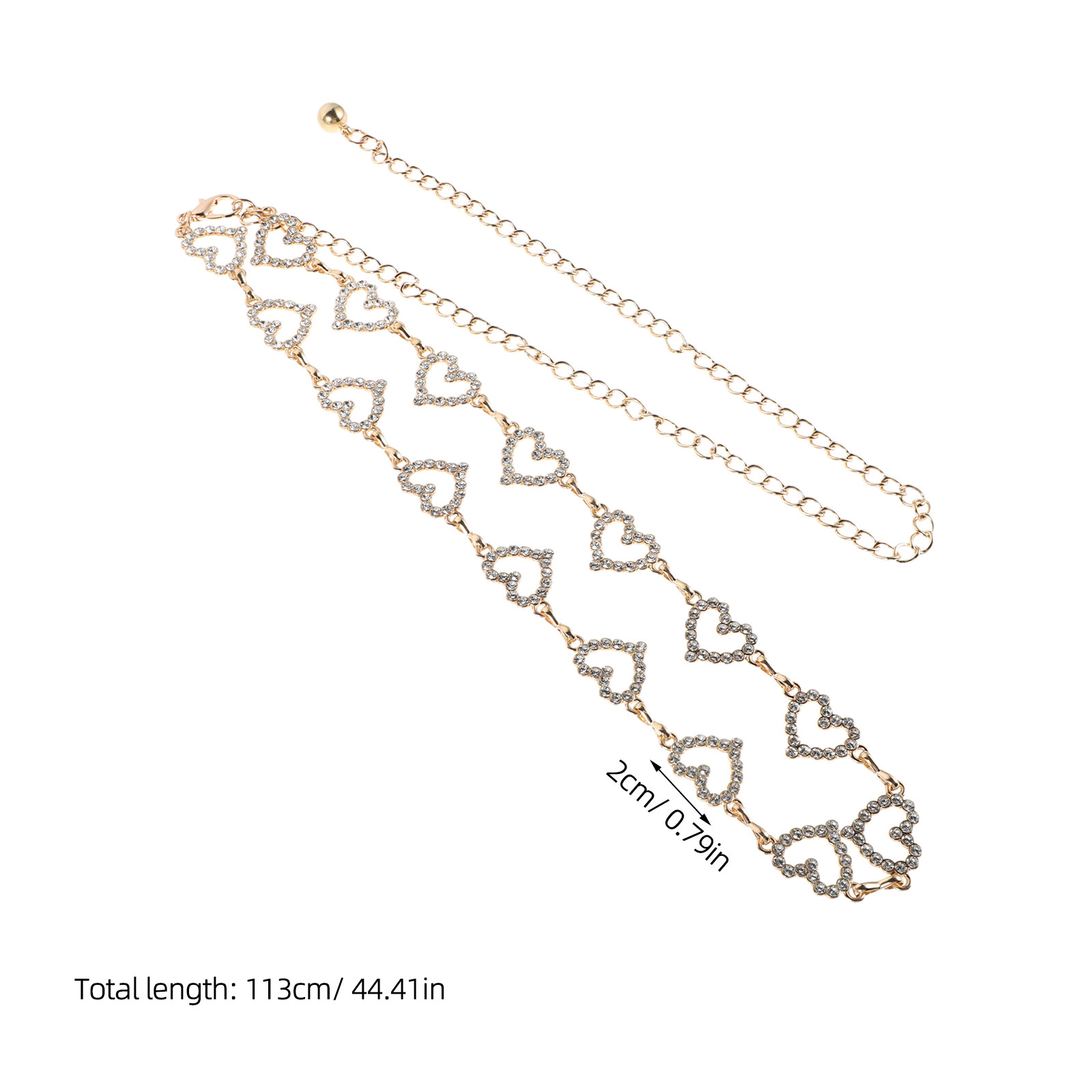 Adjustable Waist Chain Rhinest - Body Jewelry review and price