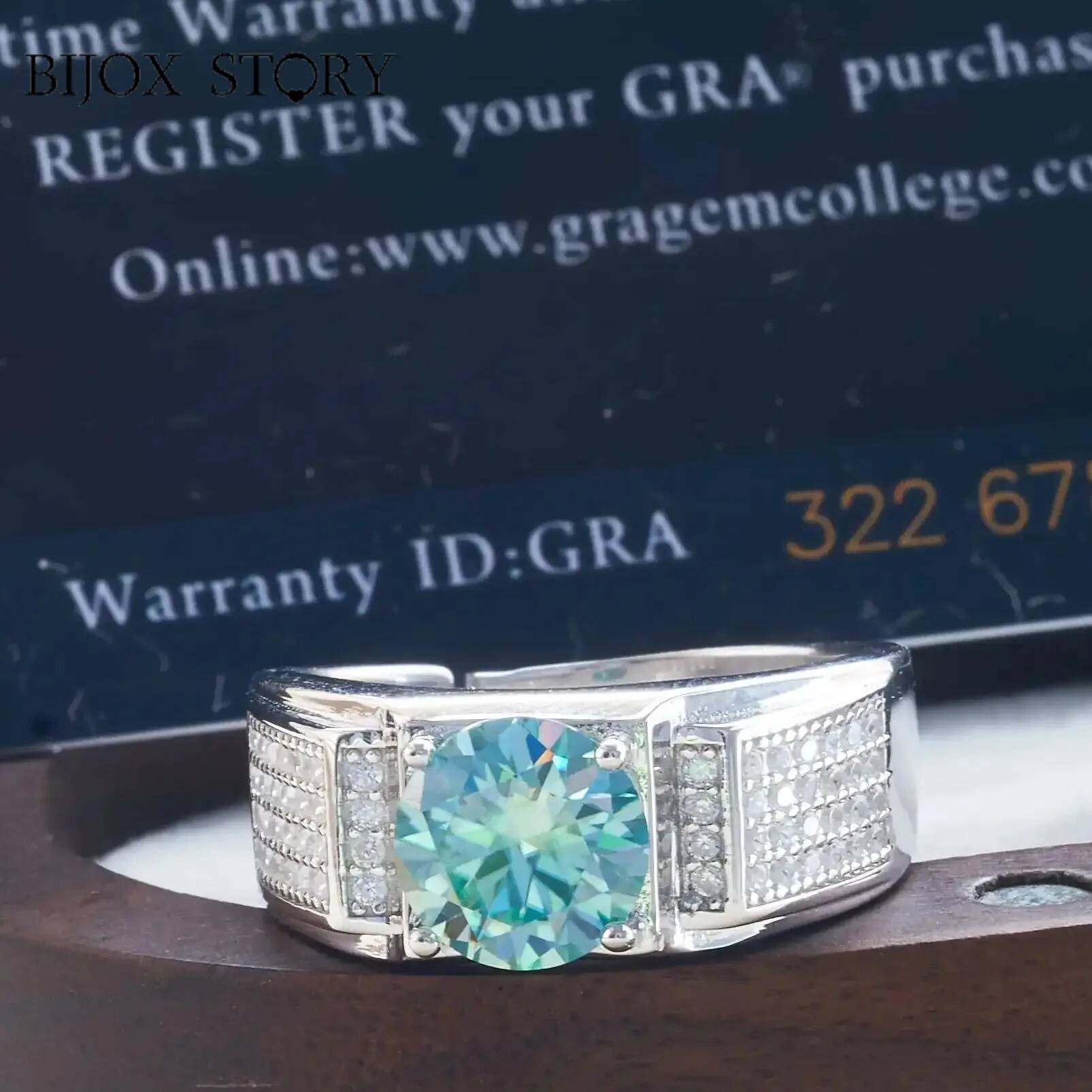 1 carat natural blue color moi - Moissanite Engagement Ring 1 Carat review and price