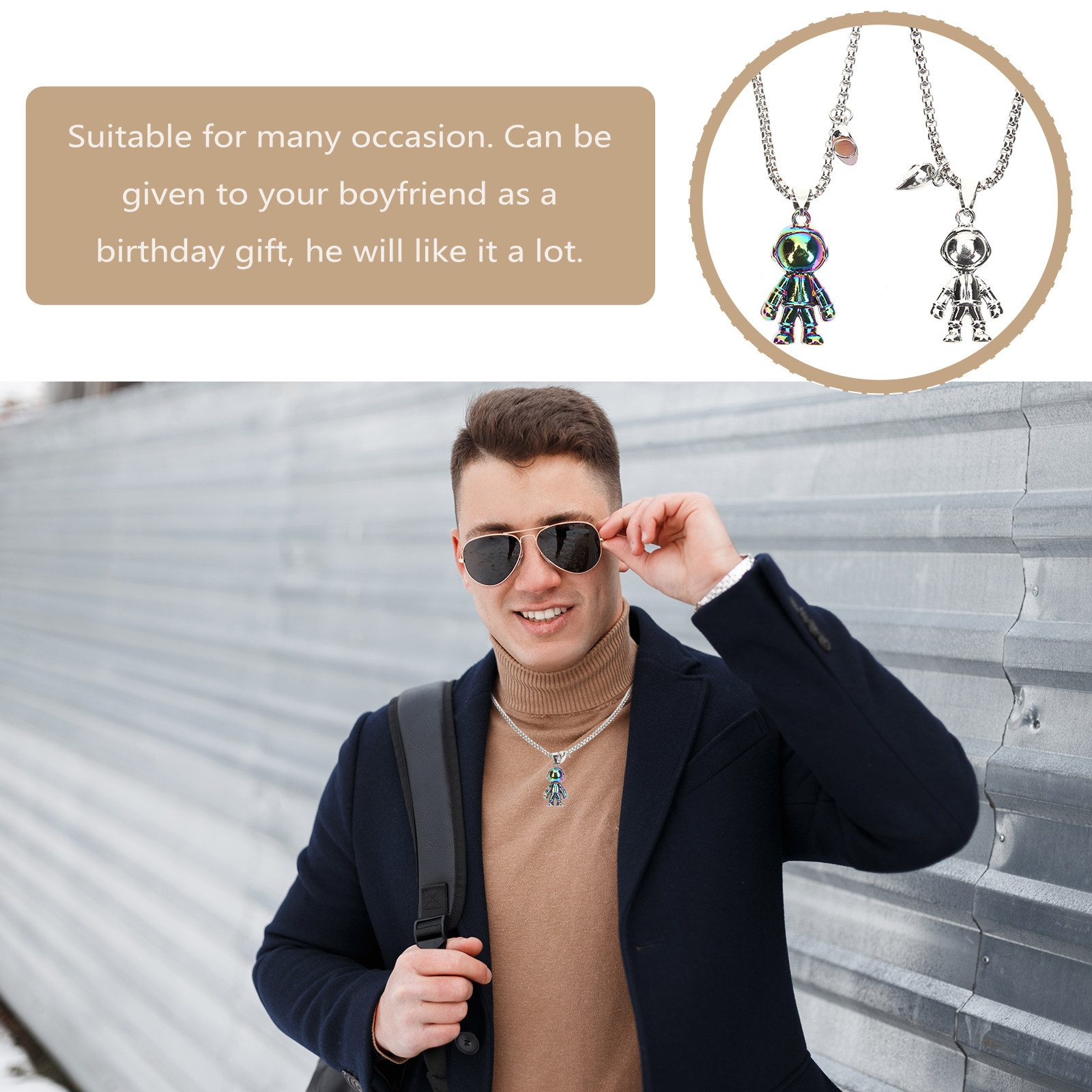 1Pair Matching Couple Necklace - Magnetic Couple Matching Necklaces review and price