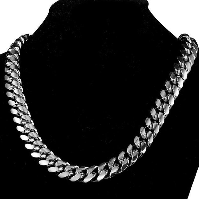 316L Stainless Steel Miami Cur - Cuban Link Chain 12Mm review and price
