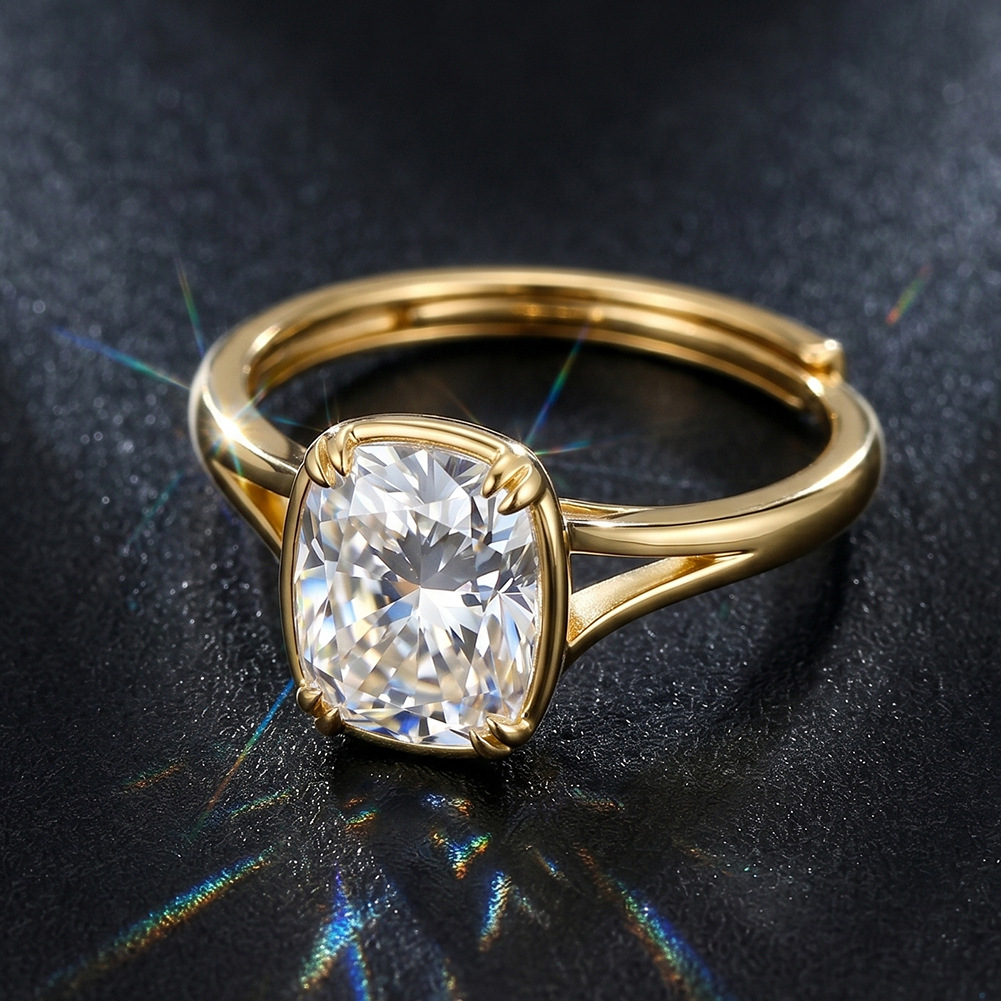 S925 Sterling Silver 1 Carat S - Moissanite Engagement Ring 1 Carat review and price