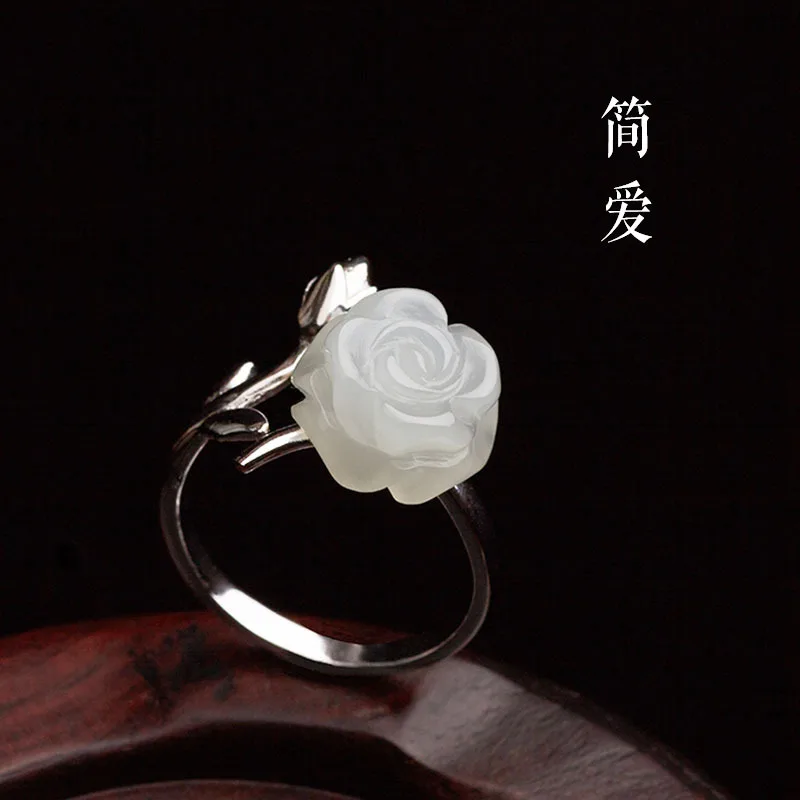 Jade Rose Rings Jewelry Chines - Rings review and price