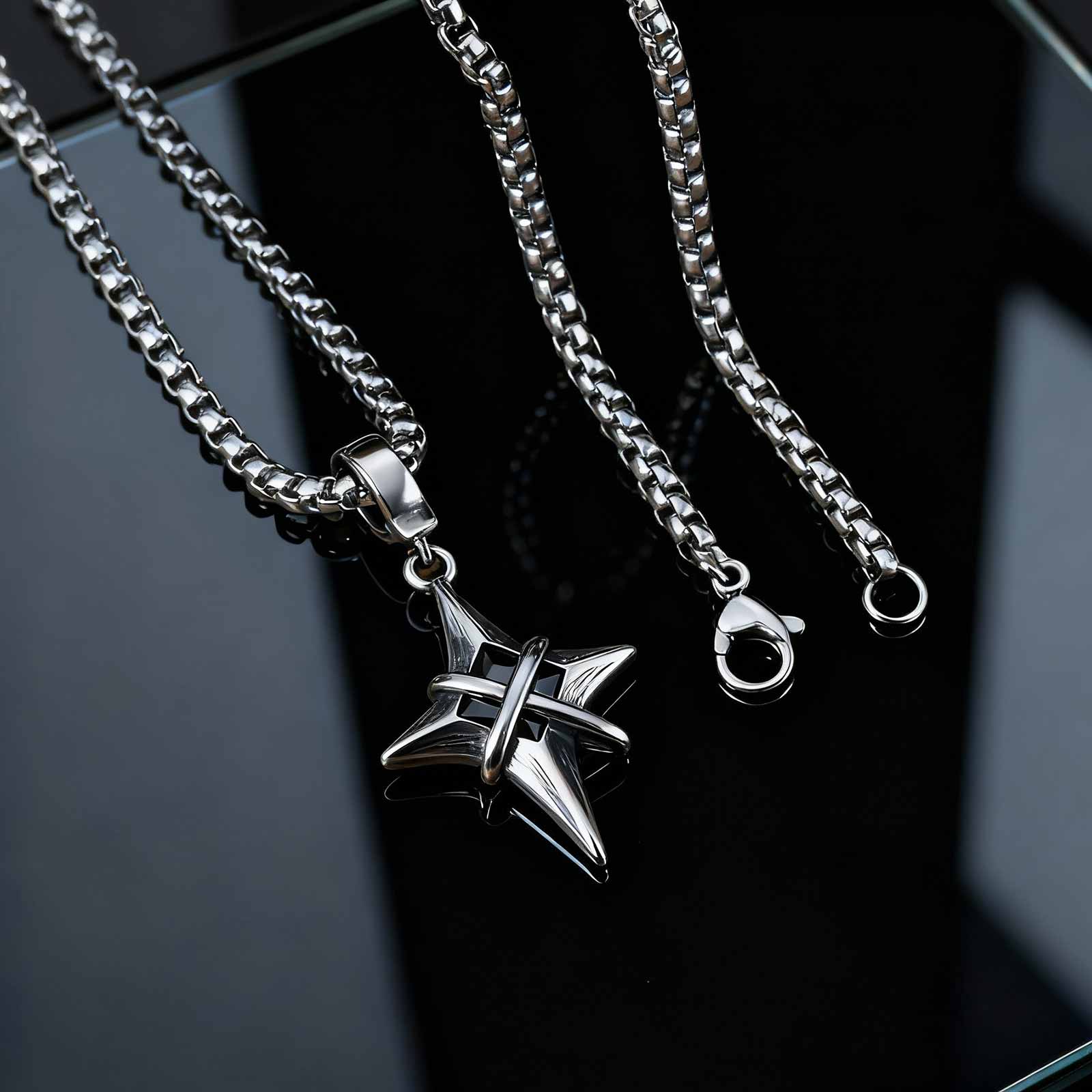 Minimalist Fashion Black Zirco - Anime Pendant Necklace review and price