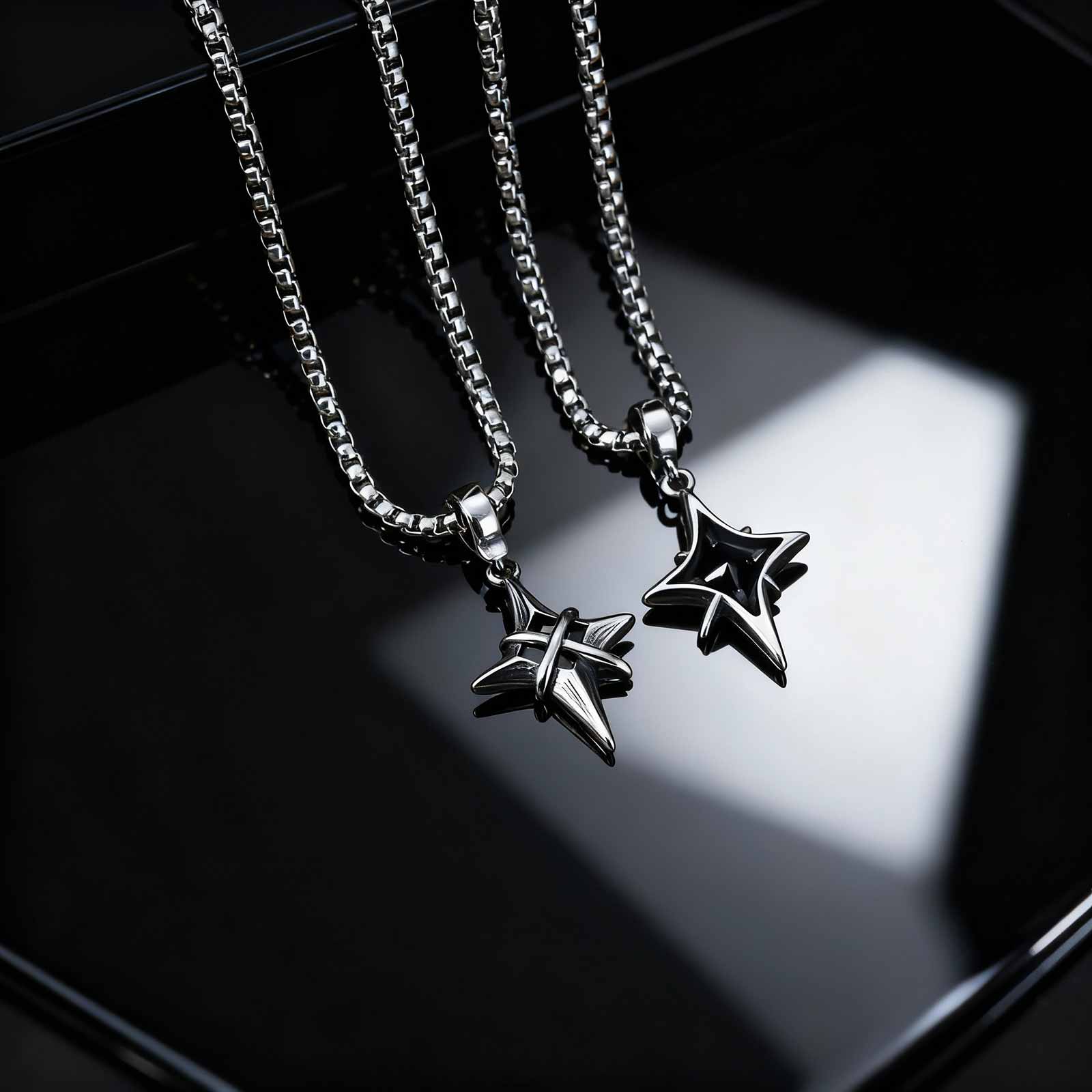 Minimalist Fashion Black Zirco - Anime Pendant Necklace review and price