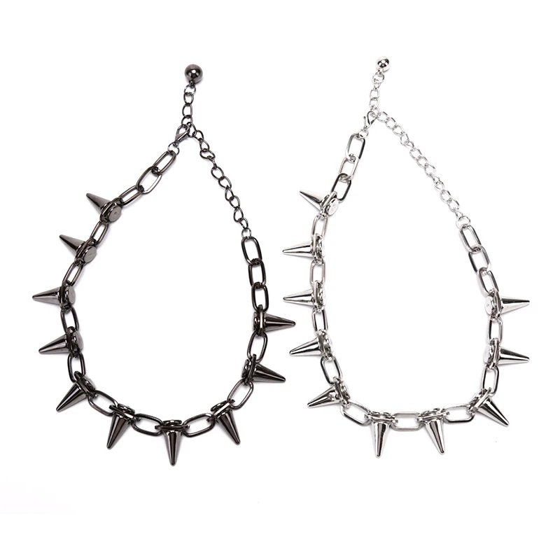 Goth Rock Biker Spike Rivet Co - Goth Punk Spike Choker review and price