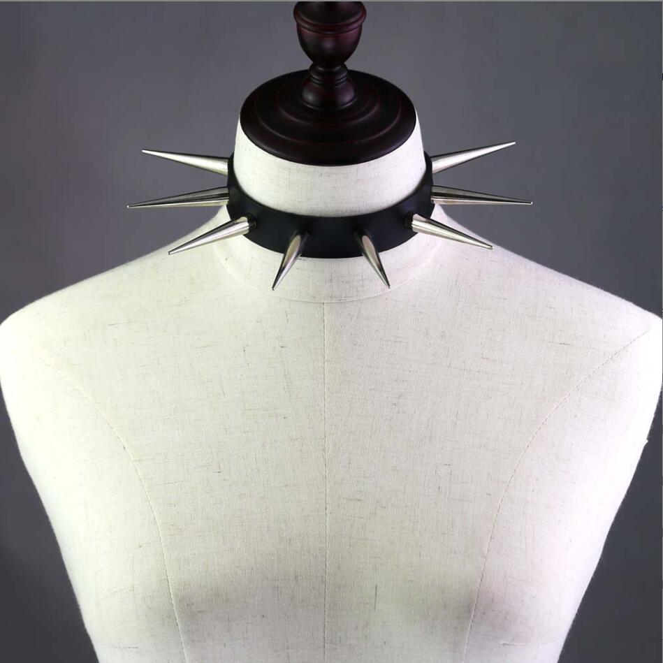 Emo Spike Choker Punk Collar F - Goth Punk Spike Choker review and price