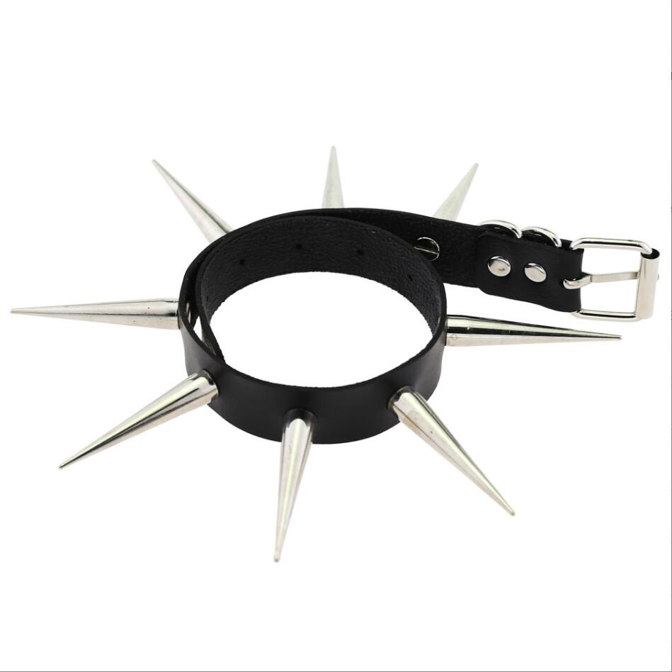 Emo Spike Choker Punk Collar F - Goth Punk Spike Choker review and price