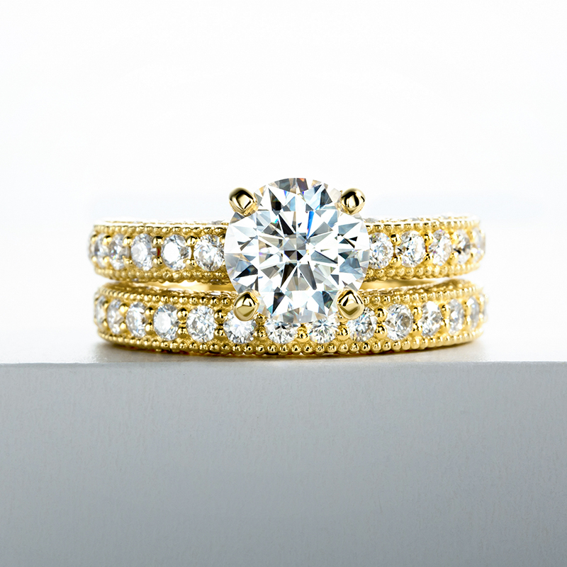 Ring Set For Women 925 Sterlin - Moissanite Engagement Ring 1 Carat review and price