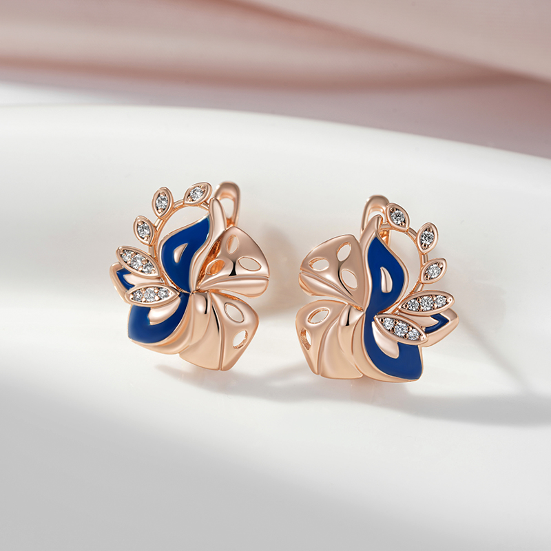 SYOUJYO Leaf Shape 585 Rose Go - Earrings review and price