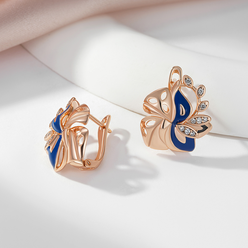 SYOUJYO Leaf Shape 585 Rose Go - Earrings review and price