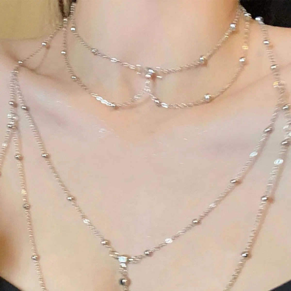 Sexy Aesthetic Multi-layer Spa - Layered Pendant Necklace Aesthetic review and price
