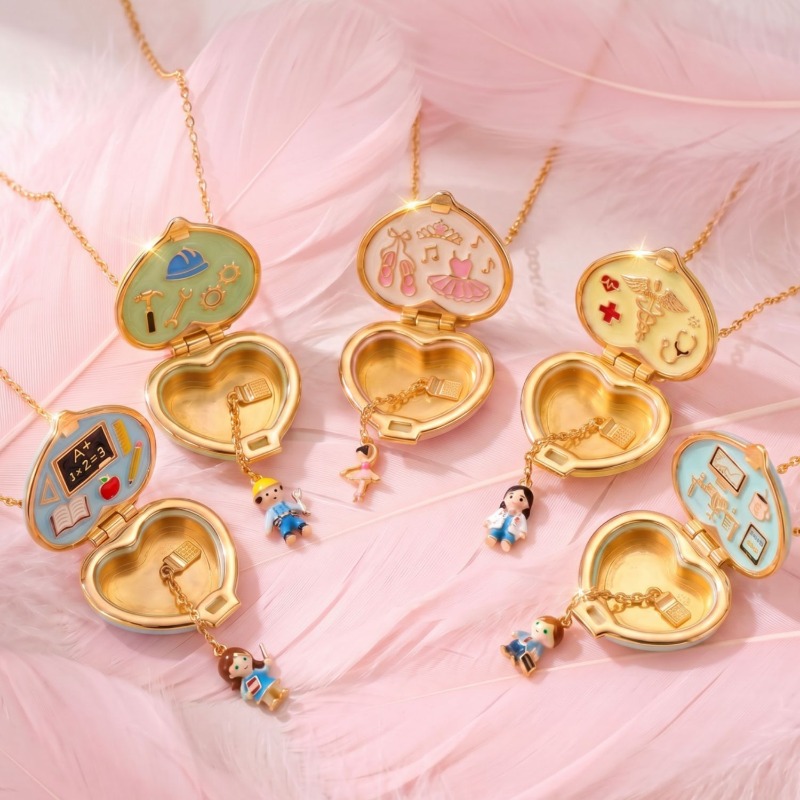 Vintage Heart Shape Photo Lock - Heart Locket Necklace Photo review and price