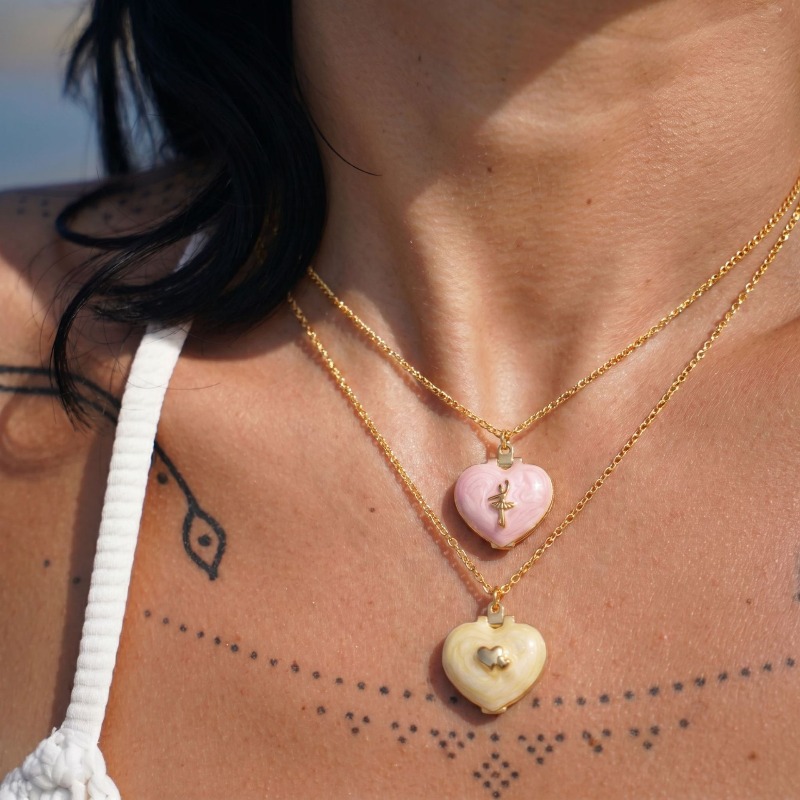 Vintage Heart Shape Photo Lock - Heart Locket Necklace Photo review and price