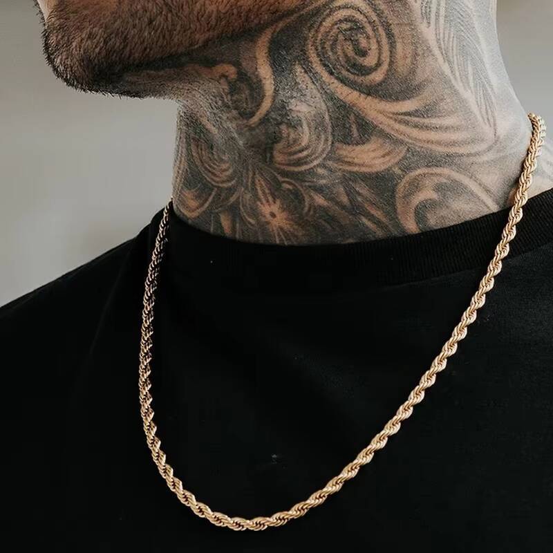 Vnox 2/3/4/5mm Wide Twist Rope - Cuban Link Chain 12Mm review and price