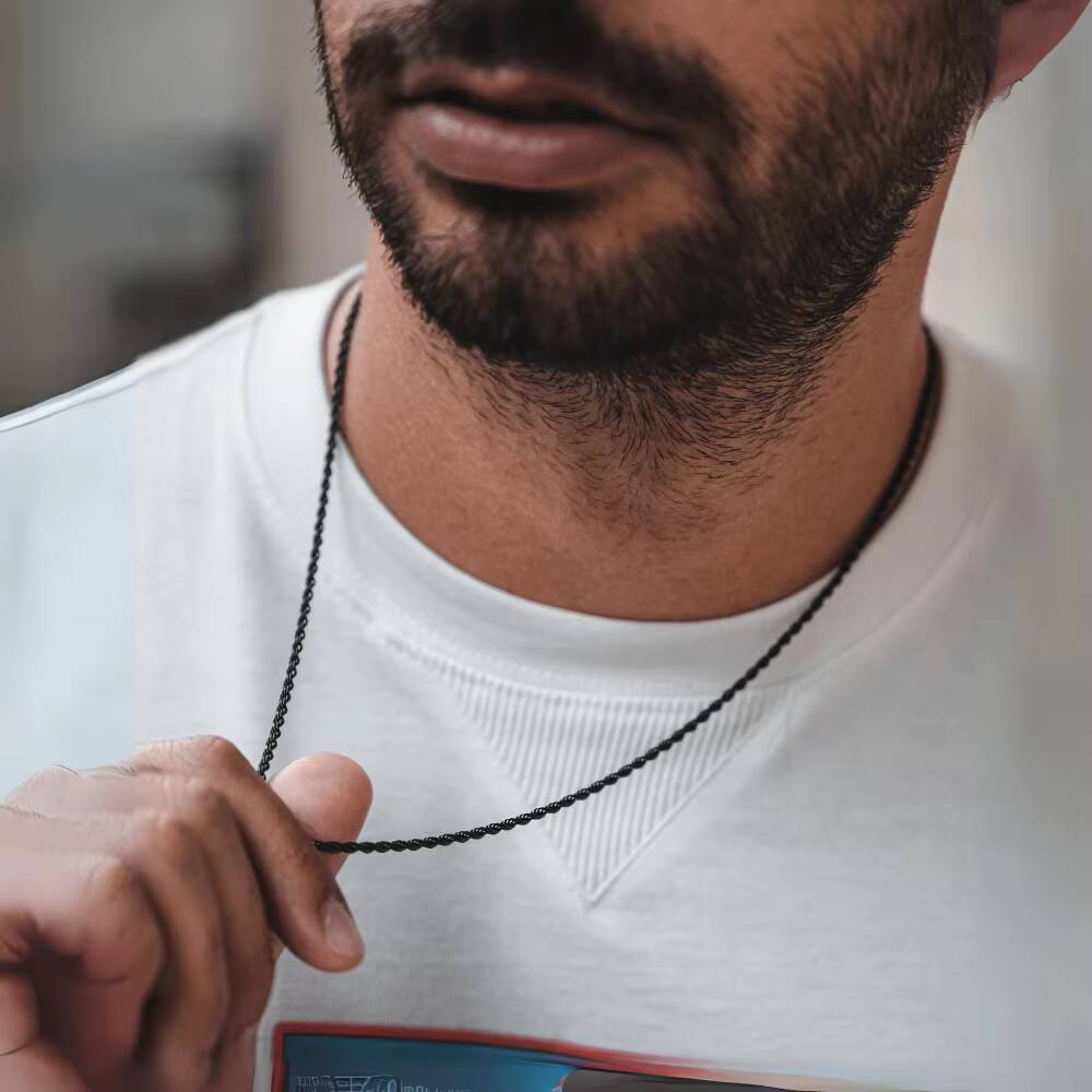 Vnox 2/3/4/5mm Wide Twist Rope - Cuban Link Chain 12Mm review and price